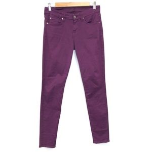 7 For All Mankind | Gwenevere Purple Berry Skinny